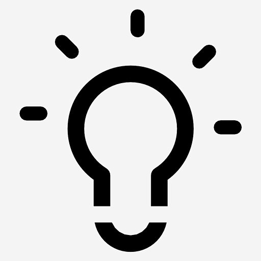灯泡发光新想法图标_88ICON https://88icon.com 灯泡 发光 新想法 变亮 点亮 灯 构思
