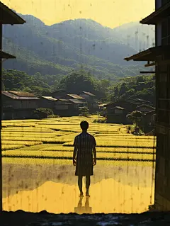 日本传统村落在楚库宁河谷海报