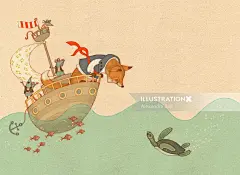 Alexandra Ball's Portfolio - Alexandra Ball - Children's book illustration. UK : 事情的结局往往令人啼笑皆非。亚历山德拉•鲍尔最先受过插画家的训练，却离她的职业越漂越远，最后成为建筑协会的债权人。2008年的信贷危机堵死了这条路，从此她开始重拾她的专业插画工作。现在，她那线条优美、色彩斑斓的线条画装饰了许多儿童读物，似乎更能令这世界欢悦。