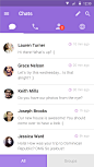 Viber Redesign – App by Júlia Mattos