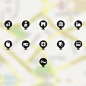 Locations icons