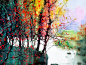 旅居美国华裔画家Z.L.Feng水彩画作品  |  www.radford.edu/zfeng ​​​​