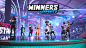 Team Match Winners screenshot of Destruction AllStars video game interface.