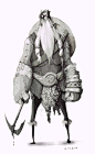 维京人素描有点“清理”。