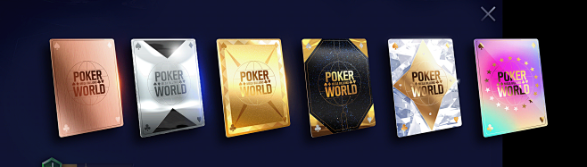 poker world VIP card