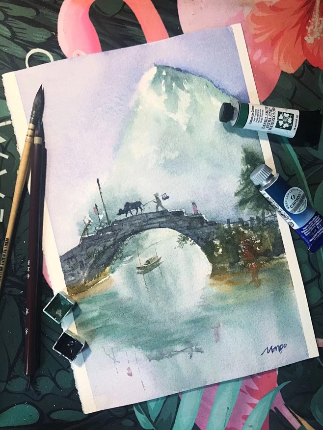 归家_mongoyoo__插画师作品_涂...