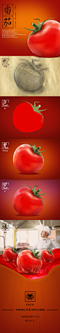 PS教程Photoshop绘制写实逼真的西红柿作品（作者：tancong87）