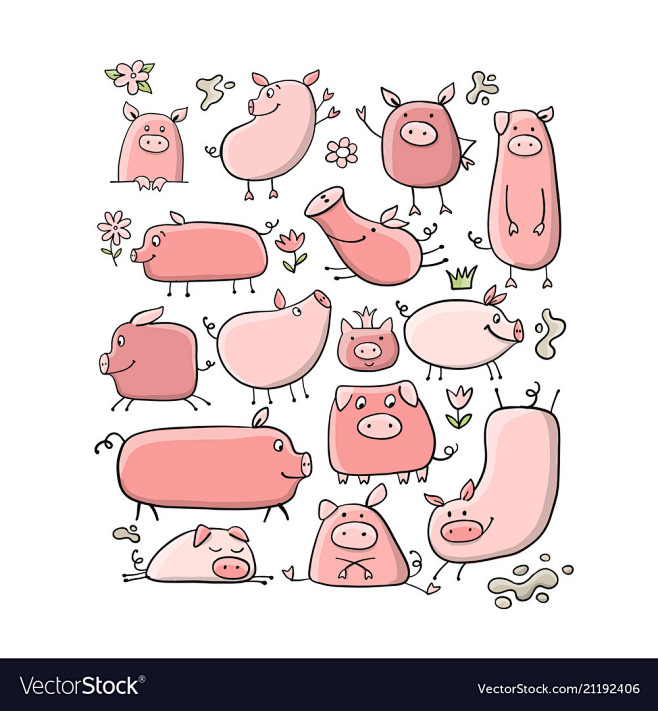 Cute pigs collection...