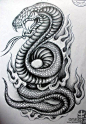 蛇绘画_百度图片搜索