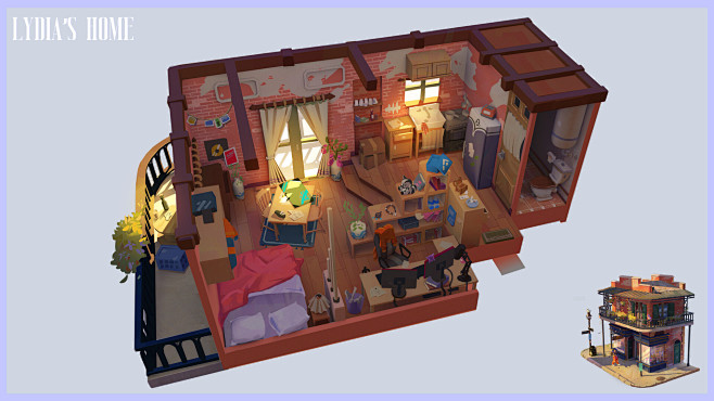 Lydia's home