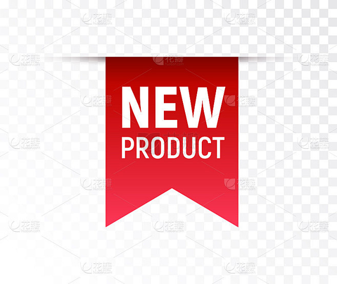 新产品标签标签。新面料矢量设计时尚标签标志