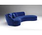 Designed by: Paolo Castelli Soft, rounded shapes for a modern living. Its wooden structure features a suspension system of elastic bands, with different density