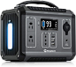 Amazon.com: NinjaBatt Portable Power Station 280Wh Lithium Battery, 110V/300W Pure Sine Wave AC Outlets, 60W PD 3.0 USB-C & 2 USB Ports, 12V/24V DC & LED Flashlight: Home Improvement
