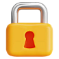 Locked 3D Icon