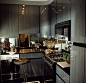 暗色系厨房设计效果图—土拨鼠装饰设计门户