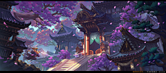 容眠采集到插画背景