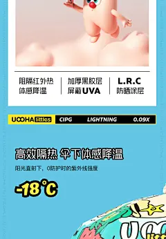 IP poster Umbrella 卡通形象 字体设计 手绘 插画 海报 详情页 雨伞