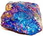 CHALCOPYRITE, a copper-iron-sulfite material better known as Peacock Stone to those in Arizona.