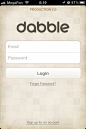 Dabble UI 登录注册 (Login & Register)