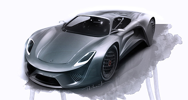 Porsche 818 le mans ...