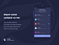 Import contacts screen