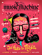 ANDRÉS CAICEDO /PORTADA MusicMachine : Portada diseñada para la revista MusicMachine inspirada en Andrés Caicedo y su obra Que Viva La Música