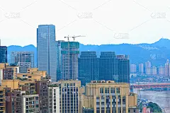 重庆地标城市天际线