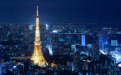 羙圖潗狆營采集到国外风景•日本东京铁塔