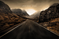 Photograph On the Road and the three sisters - Scotland by Patrice MESTARI on 500px