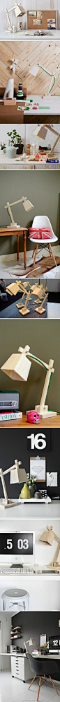 木台灯Wood Lamp | TAF Architects http://www.douban.com/photos/album/105324912/ 「上形」SHANGXING是一个创立于2012年的独立家具品牌。「上形」的作品包括家具、家居用品、皮革制品，及与家有关的物品。欢迎关注我们微博：http://weibo.com/shangxingfurniture #木器#