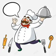 厨师 页面网页 平面电商 创意素材