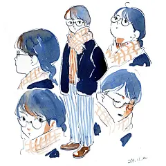 Photo by 藤巻 佐有梨　Sayuri Fujimaki on November 29, 2024. 可能是牛角扣大衣和素描的插圖.