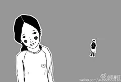 临摹松本01-恶童ET_松本大洋,水墨,毛笔,sunny,小孩子_涂鸦王国插画