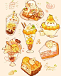 美食插画
插画师eggbuttertoast ​ ​​​​