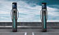 赋能绿色 新能源 汽车7KW交流充电桩设计充电桩外观设计 上海浪尖设计_工业设计_产品设计公司【官网】