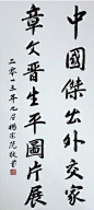杨洁篪书法