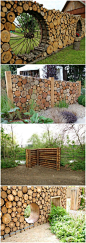 Cordwood fences                                                                                                                                                                                 More