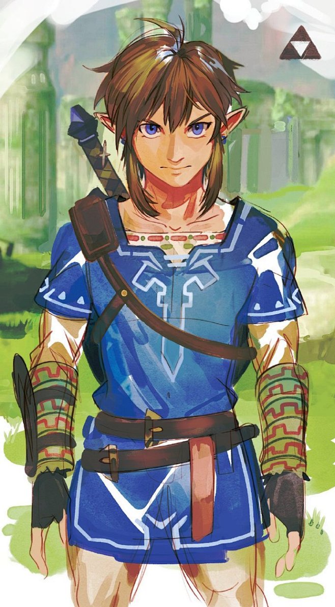 游研趣图画师alex笔下的林克viatwiuzucake67676767