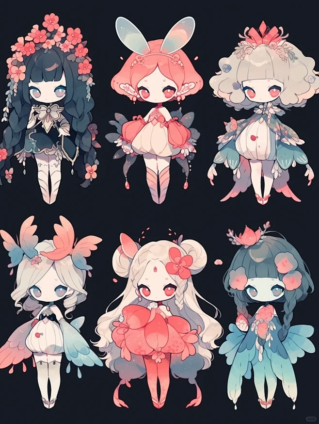 绘画素材｜神秘的深海精灵