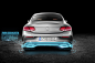 Mercedes-Benz C Class Coupé: Virtual Reality : I worked with Sinister Studio to develop a graphic and title treatment for the Head Up Display for the new Mercedes-Benz C class Virtual Reality experience. App download available soon. All 3D, 360 and shot f