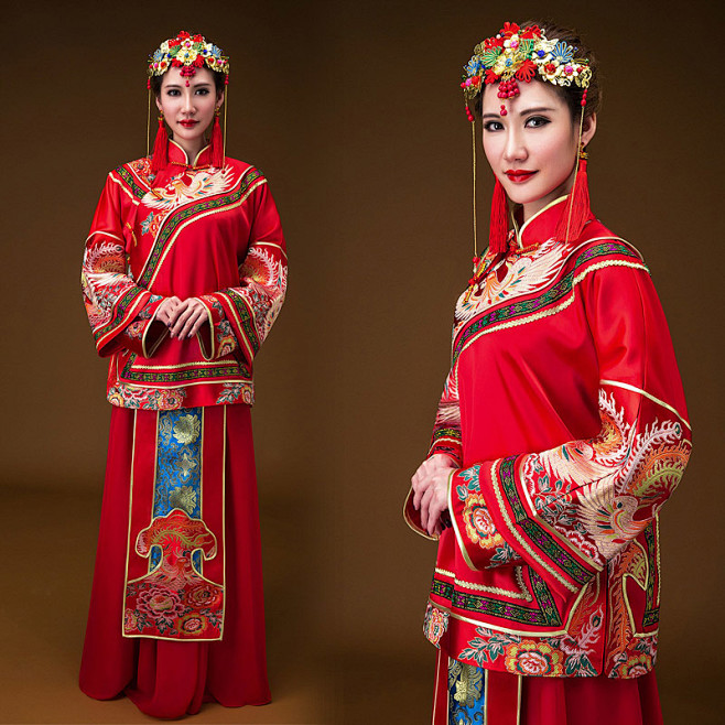 名门新娘2014新款新娘秀和服 结婚旗袍...