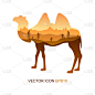 骆驼、 矢量图标、 logo、 图标平。矢量图。图片骆驼.