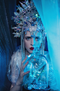 Crystal Soul : model - MePhotography - Elena Bugrovaset designer - Labyrint_Svetaheadpiece - Agnieszka Osipa