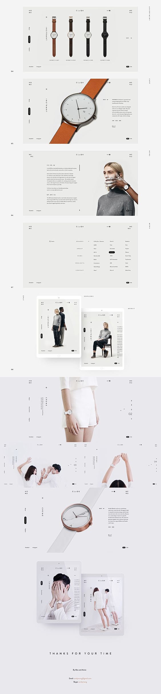 Cloqk - UI/UX: 
