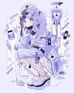 #オリジナル 治してあげる。 - 上倉エク的插画 - pixiv