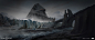 Helheim High Vis, Luke Berliner : These were some early concepts done before we knew anything about the story or game play we wanted to have in Helheim. Cory knew he wanted to take us there so a group of us went off and explored what this frigged land cou