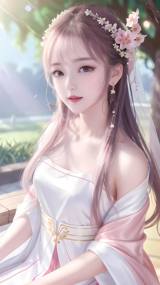 清纯可爱美少女 | 无界AI