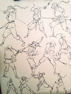 CscNWlZI采集到动态速写