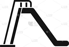 儿童,高雅,计算机图标,极简构图,滑梯,可爱的,家庭,母亲,公园,休闲