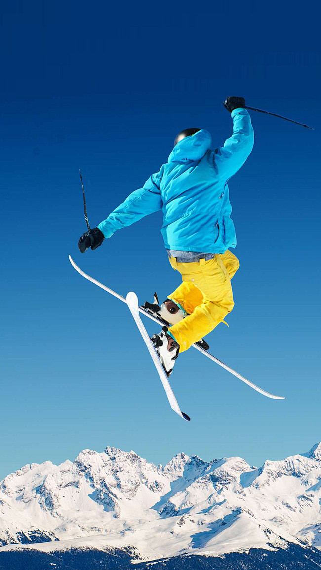 滑雪H5背景- HTML素材网 #可下载...
